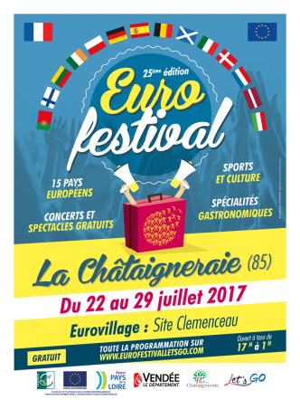 Affiche officielle de l'Eurofestival 2017